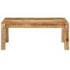 vidaXL Mesa de centro de madera maciza mango 100x55x40 cm