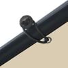 vidaXL Carpa acero y tela beige 4x4 m