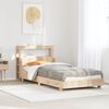 vidaXL Estructura de cama sin colch&oacute;n madera maciza de pino 90x200 cm