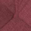 vidaXL Cojines para asiento 4 pcs Rojo vino 40 x 40 x 12 cm tela
