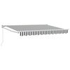 vidaXL Toldo retr&aacute;ctil Antracita y Blanco 3 x 2 m
