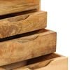 vidaXL Mesita de noche de madera maciza de mango 40x30x59,5 cm