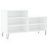 vidaXL Mueble zapatero madera contrachapada blanco 102x36x60 cm