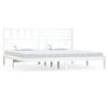 vidaXL Cama sin colchón madera maciza de pino blanca 180x200 cm