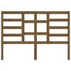 vidaXL Cabecero de cama madera maciza de pino marrón miel 156x4x104 cm