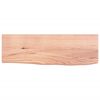 vidaXL Estante de pared madera de roble tratada marr&oacute;n claro 60x20x4cm