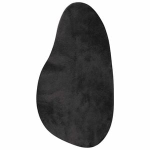 vidaXL Alfombra HUARTE Negro 100 x 200 cm Poli&eacute;ster