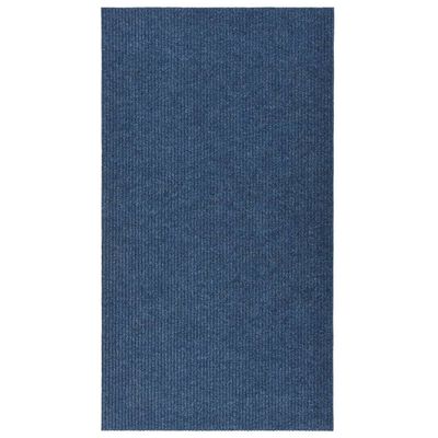 vidaXL Alfombra de pasillo atrapa suciedad 100x200 cm azul