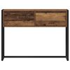 vidaXL Mesa Auxiliar con caj&oacute;n Madera Vieja 100 x 36 x 75 cm