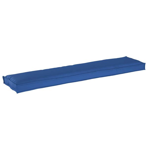 vidaXL Coj&iacute;n para palet Azul Royal 180 x 40 x 8 cm Tela Oxford