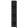 vidaXL Gabinete de TV Roble negro 152 x 22 x 113 cm