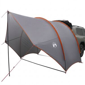 vidaXL Toldo Trasero Resistente al Agua Gris y naranja