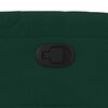 vidaXL Sill&oacute;n reclinable de terciopelo verde oscuro