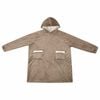 vidaXL Sudadera manta Camel s Forro Polar y Franela