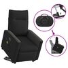 vidaXL Sill&oacute;n de masaje el&eacute;ctrico reclinable elevable tela negro