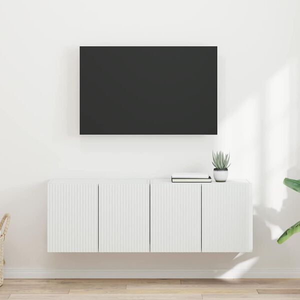 vidaXL Mueble de TV Montado en la Pared 2 pcs 59,5 x 31 x 40 cm