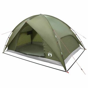 vidaXL Tienda de Camping con Cubierta de Lluvia Impermeable 4 persona
