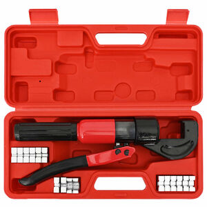 vidaXL Alicates de engarzar hidra&uacute;licos 4-6-8-10-16-25-35-70 mm&sup2;