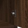 vidaXL Aparador con caj&oacute;n roble marr&oacute;n 80x34x76 cm madera ingenier&iacute;a