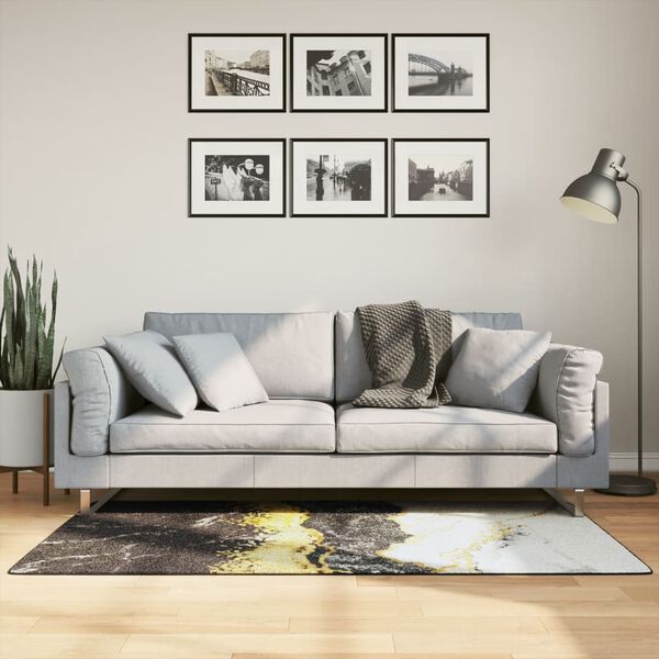 vidaXL Alfombra lavable multicolor 80x150 cm