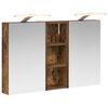 vidaXL Juego de Muebles de Ba&ntilde;o con estante 3 pcs 80 x 10,5 x 50 cm