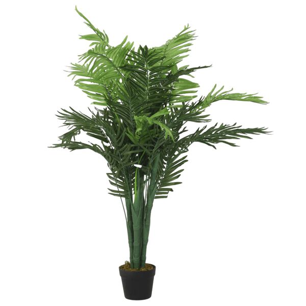 vidaXL Palmera artificial con 18 hojas verde 80 cm