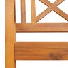 vidaXL Banco de jard&iacute;n Marr&oacute;n 110 x 56 x 90 cm Madera de Acacia S&oacute;lida
