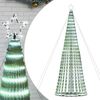 vidaXL &Aacute;rbol de Navidad LED 1028 LEDs blanco fr&iacute;o 403 cm