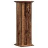 vidaXL Soportes de plantas madera ingenier&iacute;a envejecida 33x33x100 cm