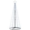 vidaXL &Aacute;rbol de Navidad LED EKENAS 250 cm 390 LED Blanco Fr&iacute;o Acero