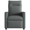 vidaXL Sill&oacute;n reclinable de masaje el&eacute;ctrico tela gris oscuro