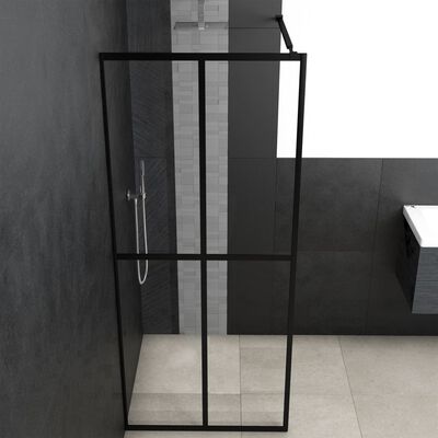 vidaXL Mampara de ducha vidrio templado transparente 100x195 cm