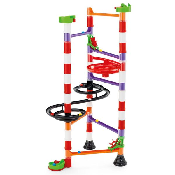 Quercetti Pista de carreras de canicas 75 piezas Migoga Vortis