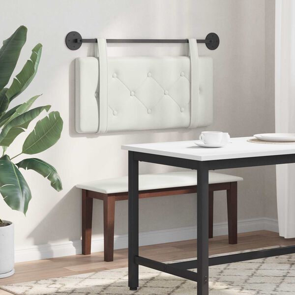 vidaXL Cabecera Colgante Montaje en la pared 90 cm Cuero sint&eacute;tico