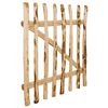 vidaXL Puerta para valla 100x100 madera de avellano impregnada