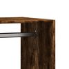 vidaXL Armario de madera de ingenier&iacute;a roble ahumado 77x48x102 cm