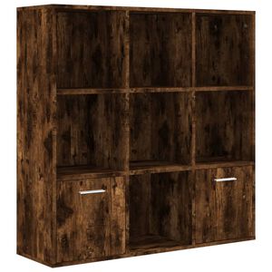 vidaXL Estanter&iacute;a color roble ahumado 98x30x98 cm