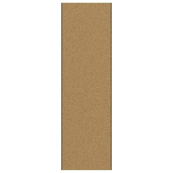 vidaXL Felpudo Otro Crema y Negro 120 x 400 cm Poliamida y PVC