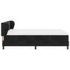 vidaXL Cama tipo Box Spring con colch&oacute;n Negro 140 x 200 cm Terciopelo
