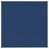 vidaXL Manta con peso tela azul 200x200 cm 9 kg