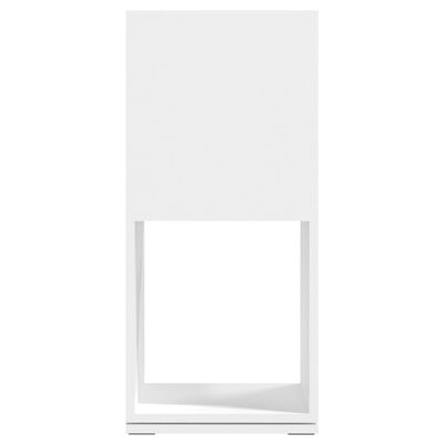 vidaXL Armario giratorio aglomerado blanco 34,5x34,5x75,5 cm