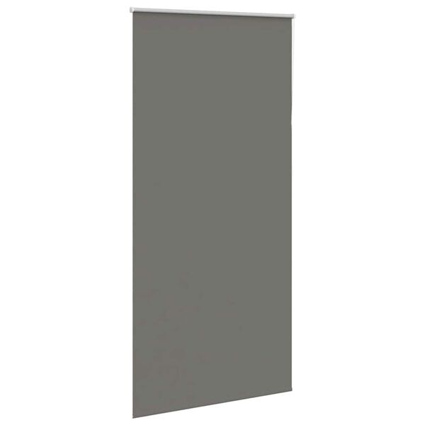 vidaXL Estor Enrollable Opaco gris 95x210 cm Tela Ancho 95x130 cm