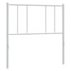 vidaXL Cabecero de repuesto de metal blanco 107 cm