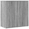 vidaXL Aparador de madera de ingenier&iacute;a gris Sonoma 79x38x80 cm