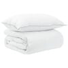 vidaXL Juego de Edred&oacute;n 2 uds. 140 x 200 cm Invierno Bamb&uacute; Blanco