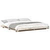 vidaXL Estructura de cama Marr&oacute;n 180 x 210 cm Madera de pino macizo