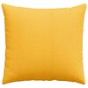 vidaXL Cojines de sofá 2 pcs Amarillo Claro 45 x 45 cm Tela de pana