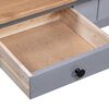 vidaXL Mesa de centro madera de pino estilo Panam&aacute; gris 100x60x43,5 cm