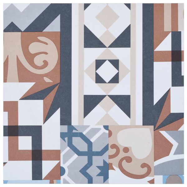 vidaXL Tableros de Suelo 55 pcs Multicolor 5,11 m&sup2; PVC