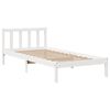 vidaXL Estructura de cama sin colch&oacute;n madera de pino blanca 90x200 cm